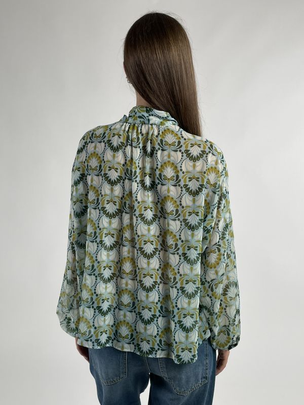 Camicia manica lunga Iblues - verde azzurro