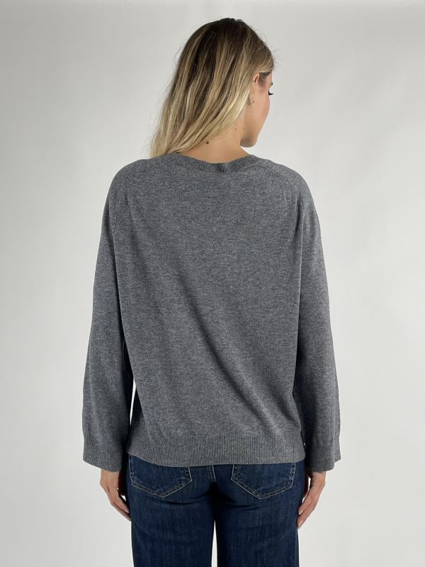 Pullover manica lunga Iblues - grigio