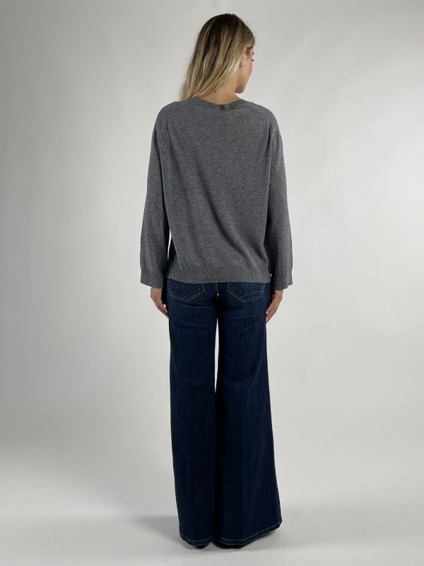 Pullover manica lunga Iblues - grigio