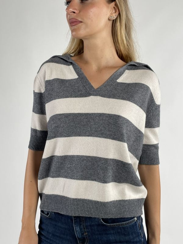 Polo manica corta Iblues - grigio