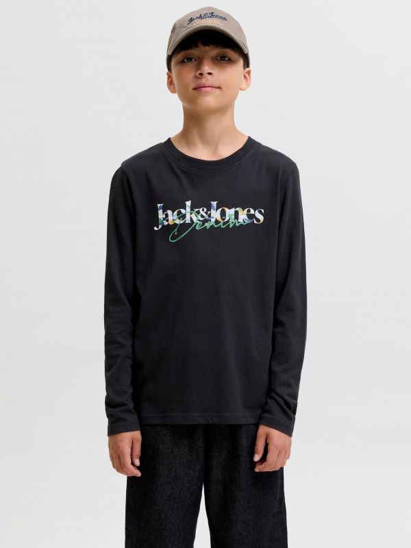 T-shirt manica lunga Jack & Jones - black