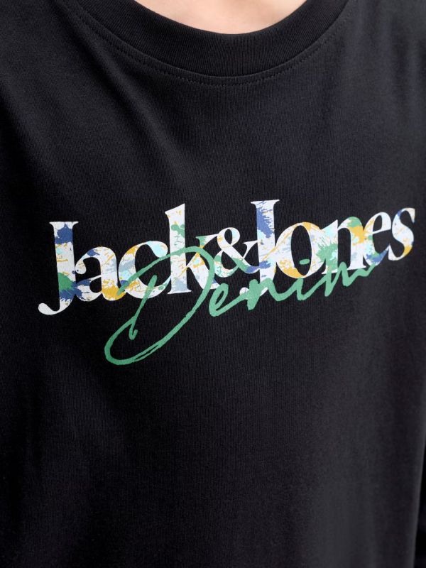 T-shirt manica lunga Jack & Jones - black