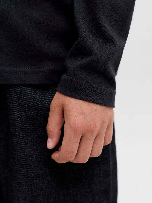 T-shirt manica lunga Jack & Jones - black