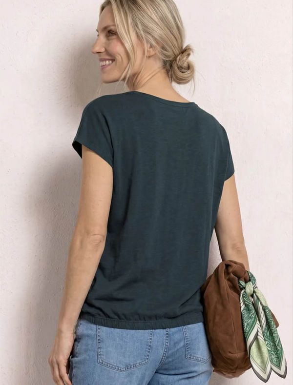 T-shirt manica corta Street One - verde scuro