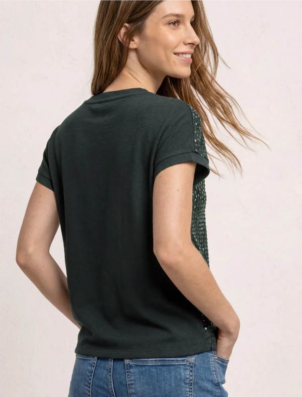 T-shirt manica corta Street One - verde scuro