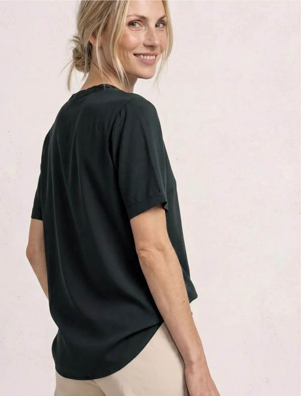 Camicia manica corta Street One - verde scuro