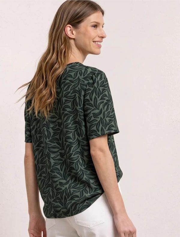 Camicia manica lunga Street One - verde scuro