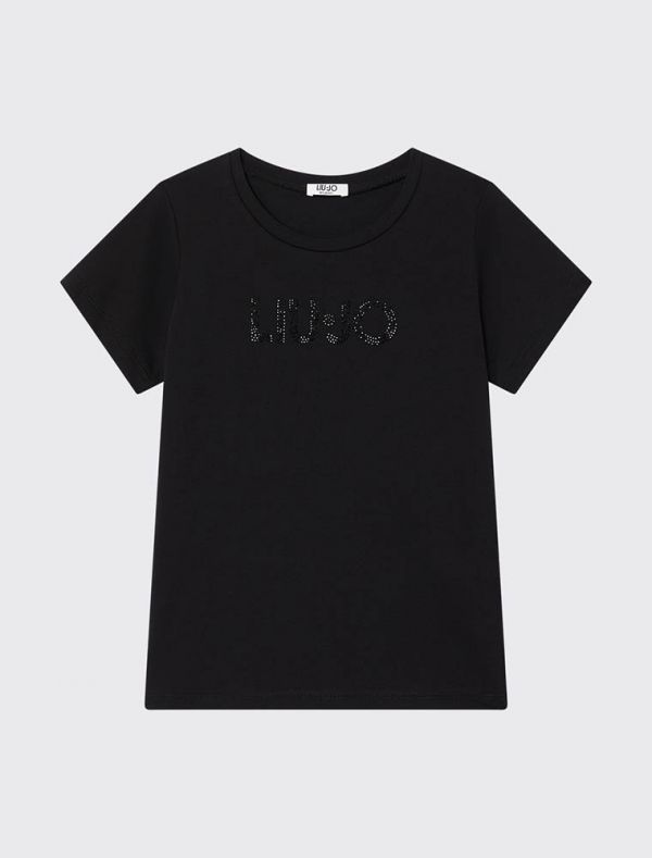 T-shirt manica corta Liu Jo - nero