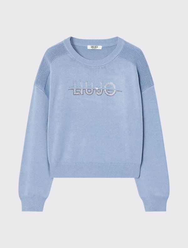 Maglia manica lunga Liu Jo - azzurro
