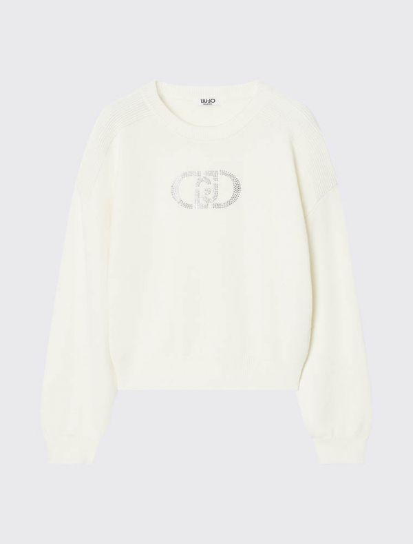 Maglia manica lunga Liu Jo - bianco