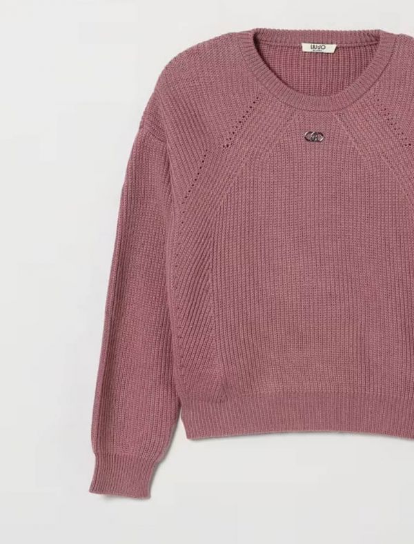 Pullover manica lunga Liu Jo - orchidea