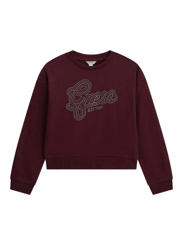 Maglia in felpa Guess - bordeaux
