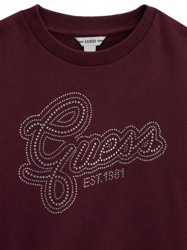 Maglia in felpa Guess - bordeaux