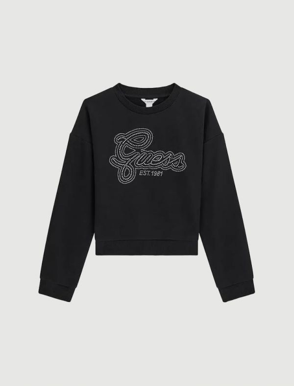 Maglia in felpa Guess - black