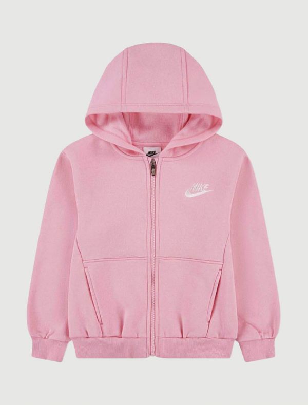 Felpa sportiva aperta Nike - rosa