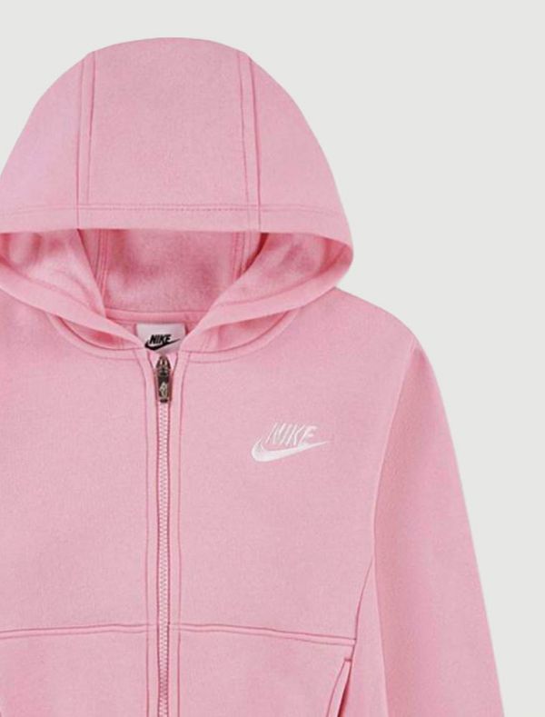Felpa sportiva aperta Nike - rosa