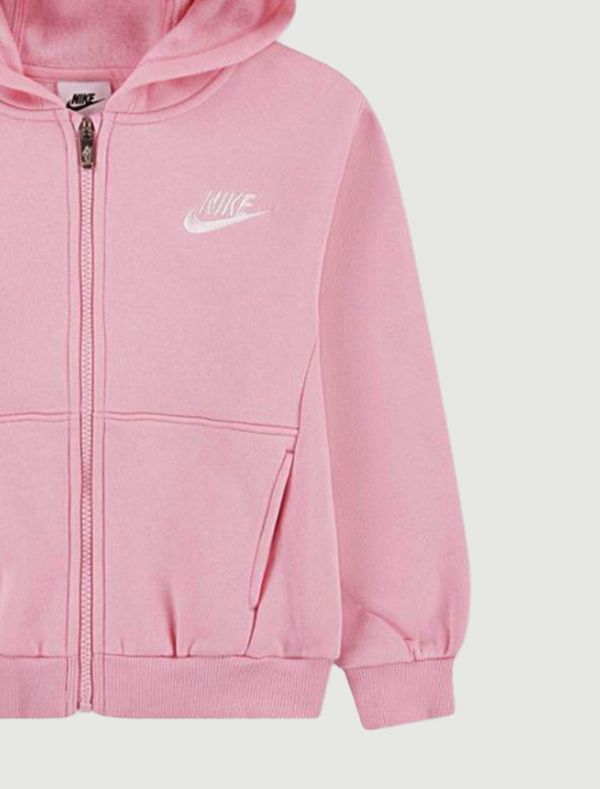 Felpa sportiva aperta Nike - rosa