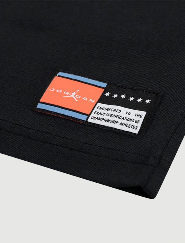 T-shirt manica corta sportiva Jordan - nero