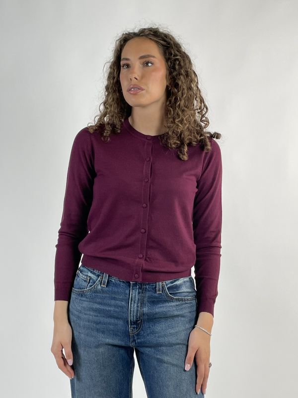 Maglia manica lunga Griffai - bordeaux