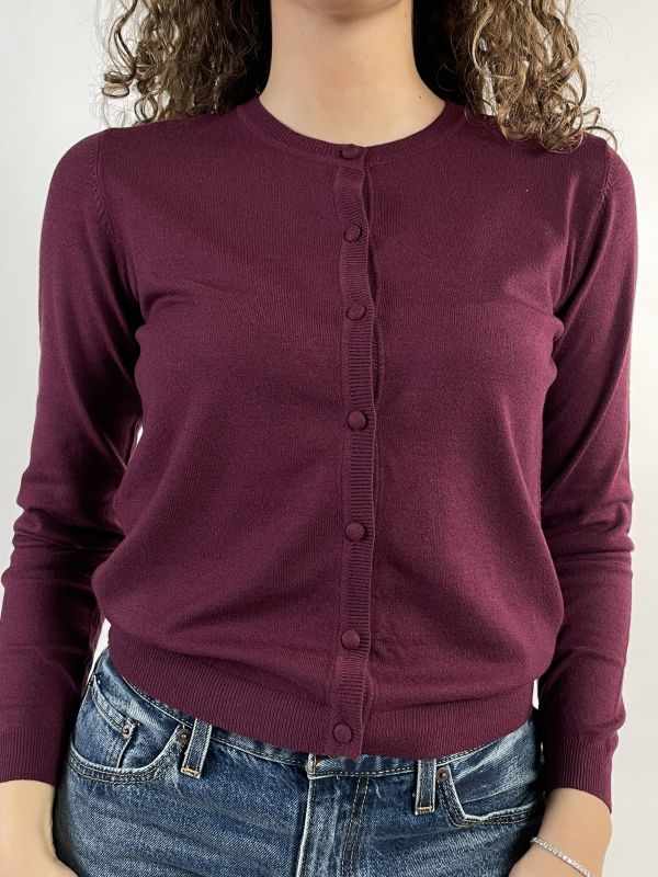 Maglia manica lunga Griffai - bordeaux
