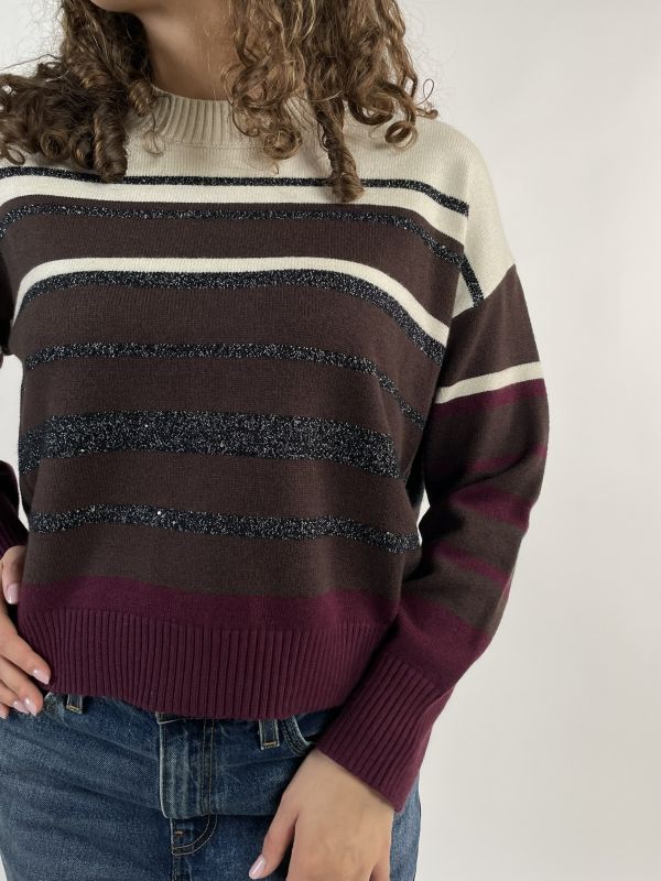 Pullover manica lunga Griffai - multicolore
