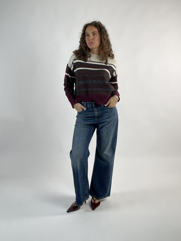 Pullover manica lunga Griffai - multicolore