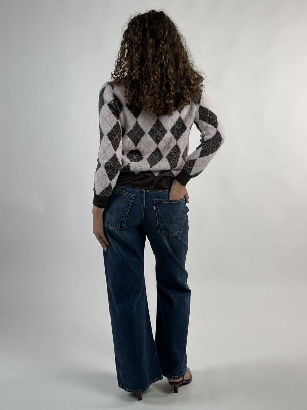 Pullover manica lunga Griffai - moro rosa