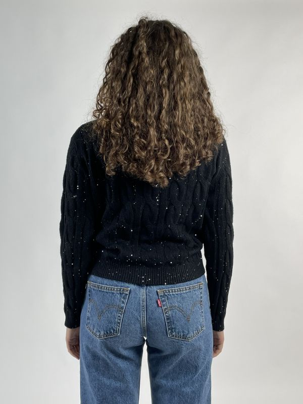 Pullover manica lunga Griffai - nero