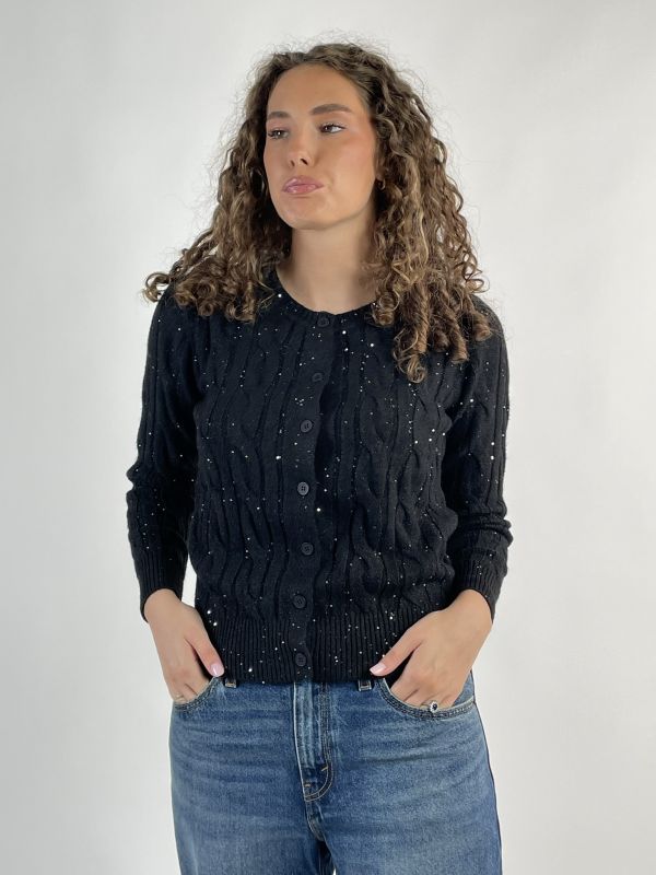 Cardigan Griffai - nero