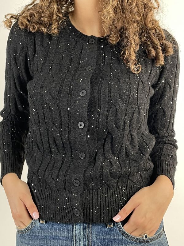 Cardigan Griffai - nero