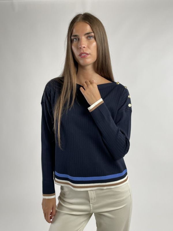 Maglia manica lunga Freedom By Pennyblack - blu azzurro