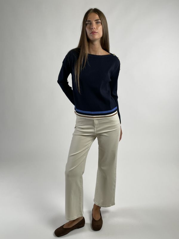 Maglia manica lunga Freedom By Pennyblack - blu azzurro