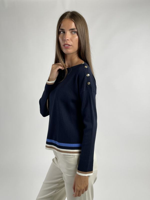 Maglia manica lunga Freedom By Pennyblack - blu azzurro