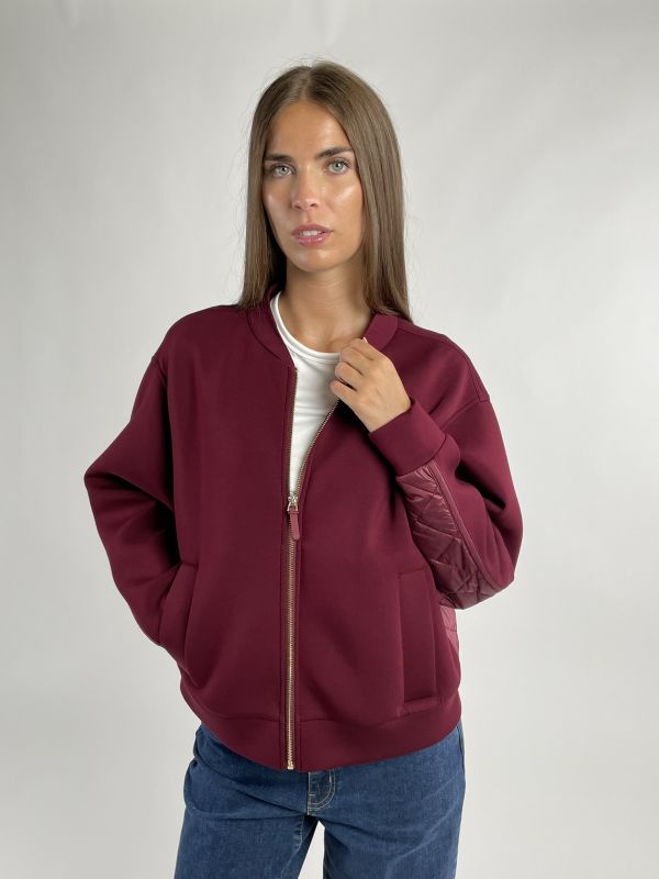Maglia in felpa zip cappuccio Freedom By Pennyblack - bordeaux