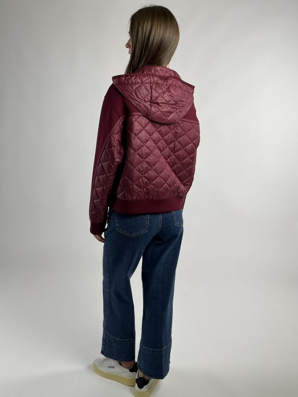 Maglia in felpa zip cappuccio Freedom By Pennyblack - bordeaux