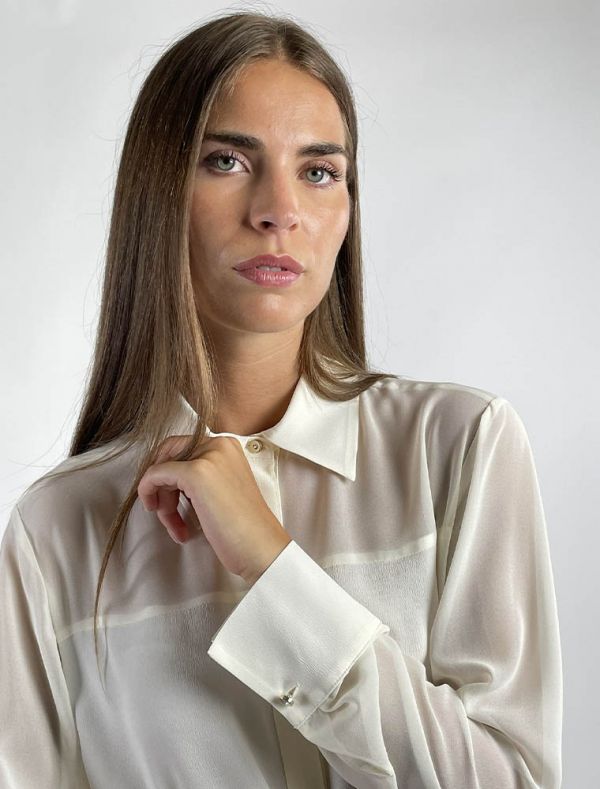 Camicia manica lunga Emotion By Pennyblack - avorio