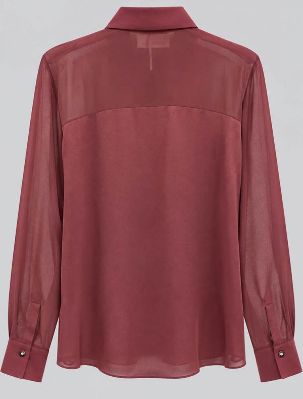Camicia manica lunga Emotion By Pennyblack - bordeaux