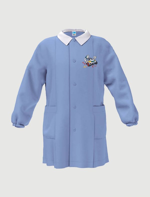 Grembiule asilo Siggi - azzurro