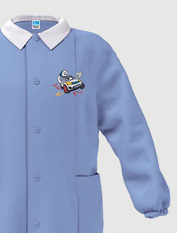 Grembiule asilo Siggi - azzurro