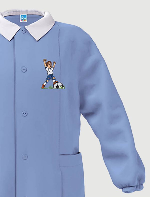 Grembiule asilo Siggi - azzurro