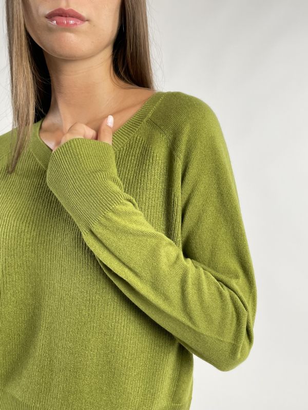 Pullover manica lunga Pennyblack - verde