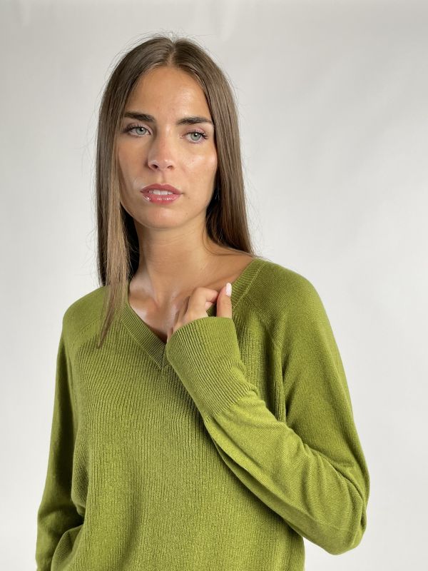 Pullover manica lunga Pennyblack - verde