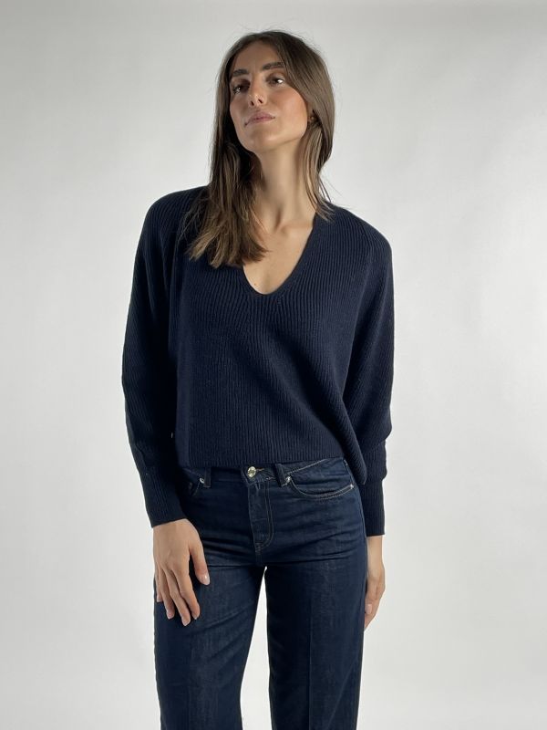 Pullover manica lunga Pennyblack - blu