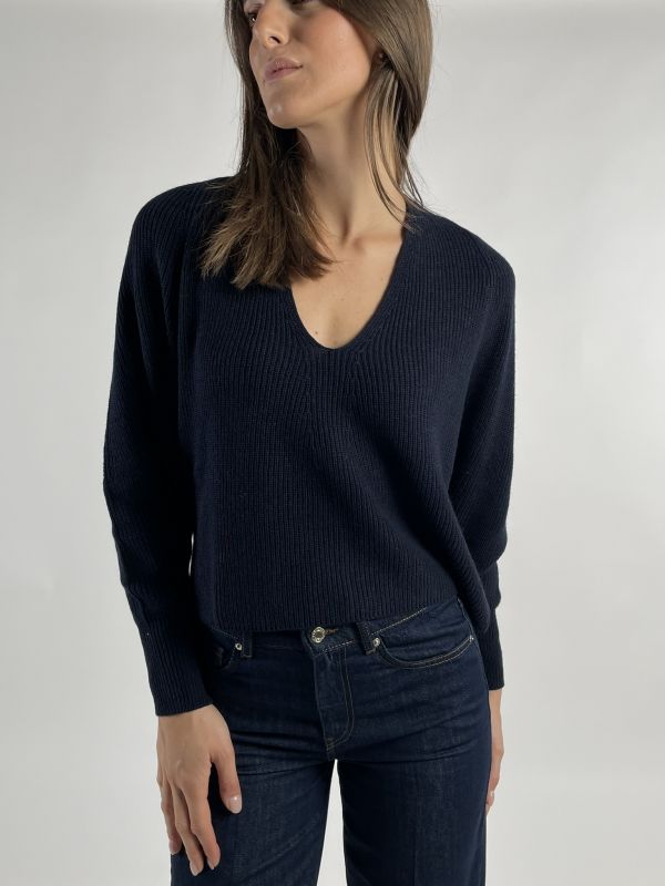 Pullover manica lunga Pennyblack - blu