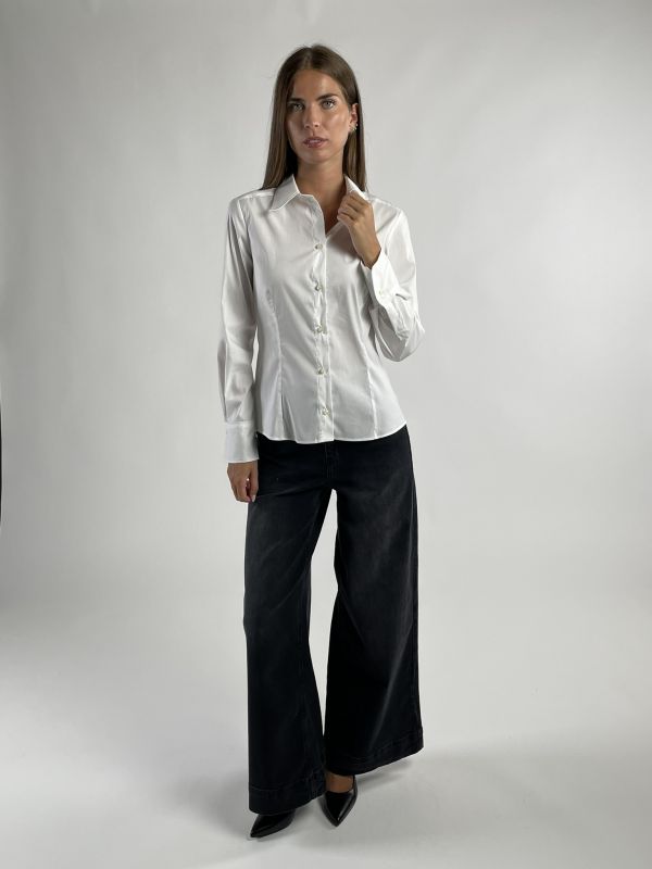 Camicia manica lunga Pennyblack - bianco