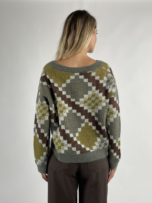 Pullover manica lunga Pennyblack - kaky
