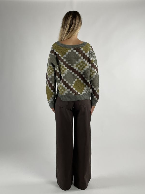 Pullover manica lunga Pennyblack - kaky