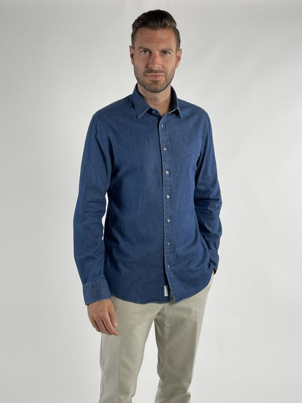 Camicia manica lunga Michael Kors - indigo