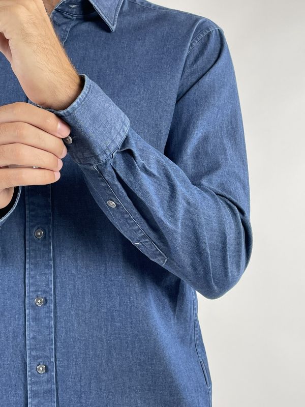 Camicia manica lunga Michael Kors - indigo