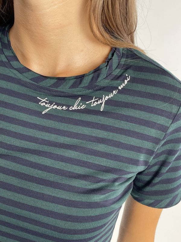 Maglia manica corta Liu Jo - verde blu